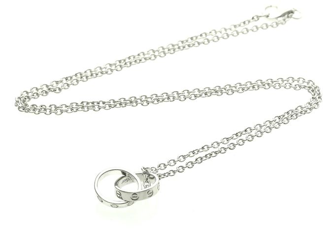 Collana Baby Love Cartier in Oro Bianco - vista 11