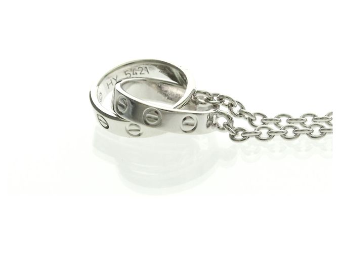 Collana Baby Love Cartier in Oro Bianco - vista 2