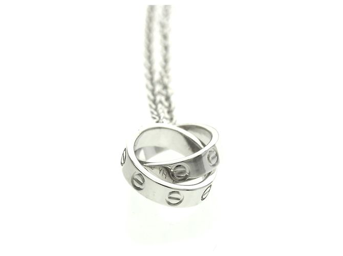 Collana Baby Love Cartier in Oro Bianco - vista 3