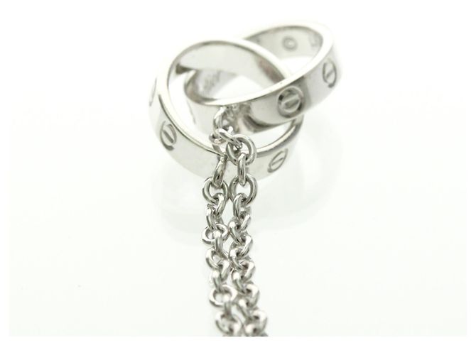 Collana Baby Love Cartier in Oro Bianco - vista 5