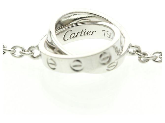 Collana Baby Love Cartier in Oro Bianco - vista 8