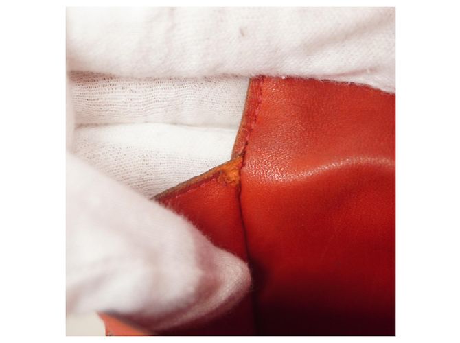 Billetera Compacta Dogon de Hermès en Rouge Vif Roja - vista 5