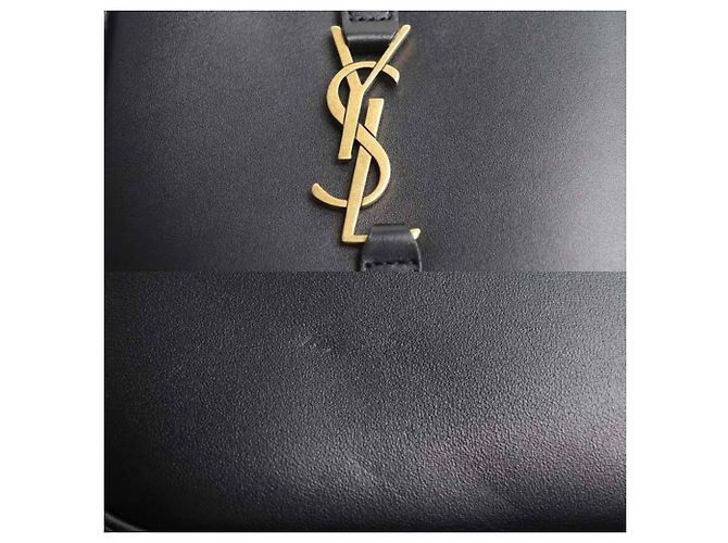 Mini borsa a spalla verticale Saint Laurent Nero - vista 6