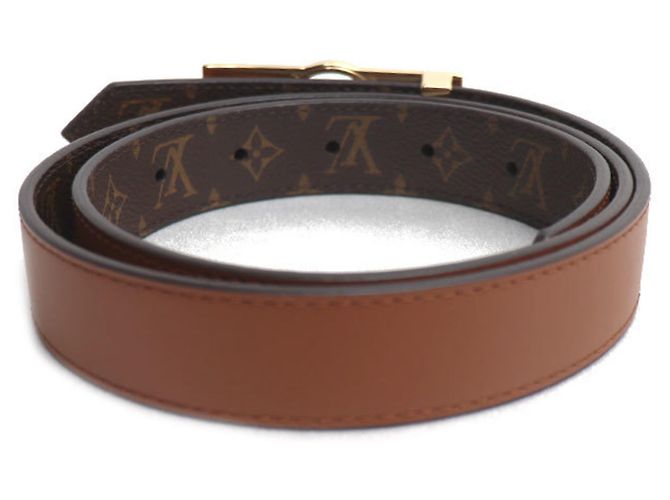 Cinturón reversible Dauphine de 25 mm de Louis Vuitton Castaño - vista 2