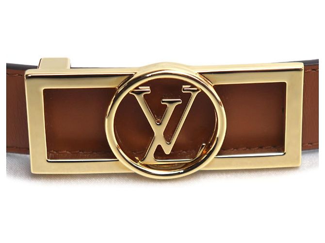 Cinturón reversible Dauphine de 25 mm de Louis Vuitton Castaño - vista 3