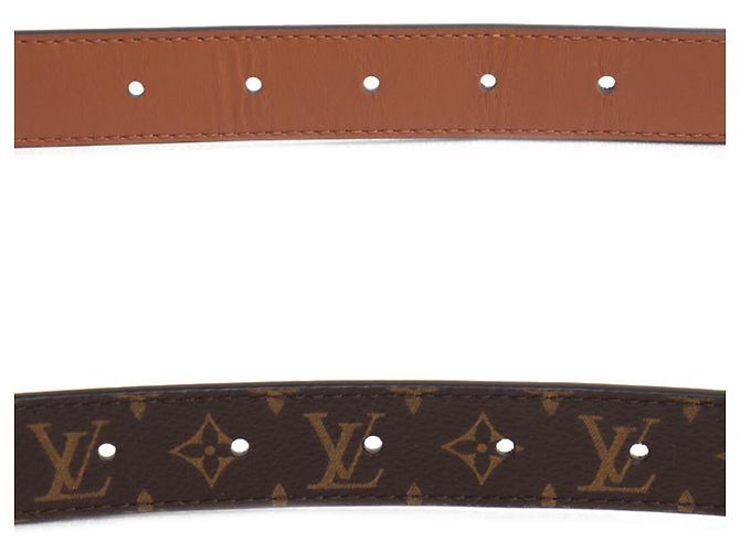 Cinturón reversible Dauphine de 25 mm de Louis Vuitton Castaño - vista 5