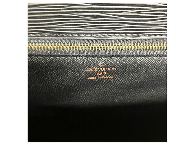 Borsa a Spalla Monceau in Pelle Epi M52792 di Louis Vuitton Nero - vista 8