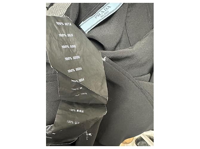 Camisa Prada de seda negra Negro - vista 10