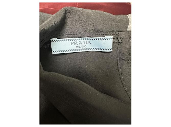 Camisa Prada de seda negra Negro - vista 8