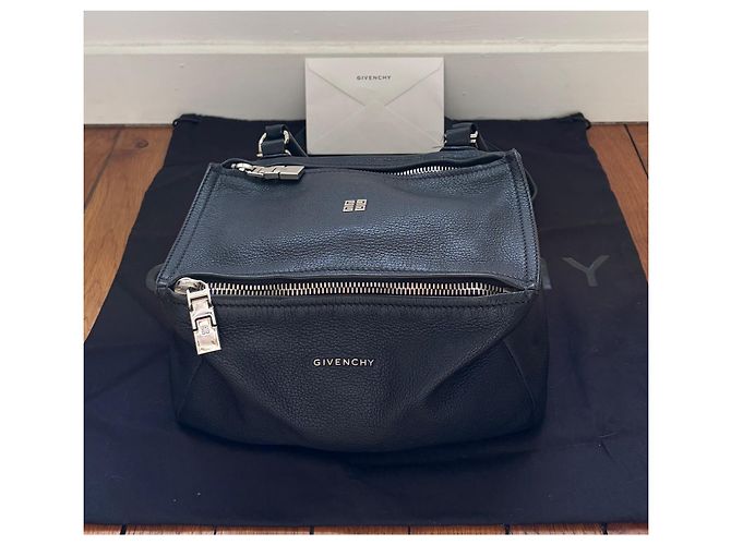 Givenchy Borsa a Spalla in Pelle Pandora Nero - vista 4