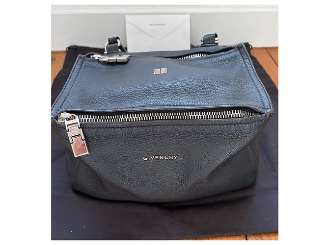 Givenchy Borsa a Spalla in Pelle Pandora Nero - vista 5
