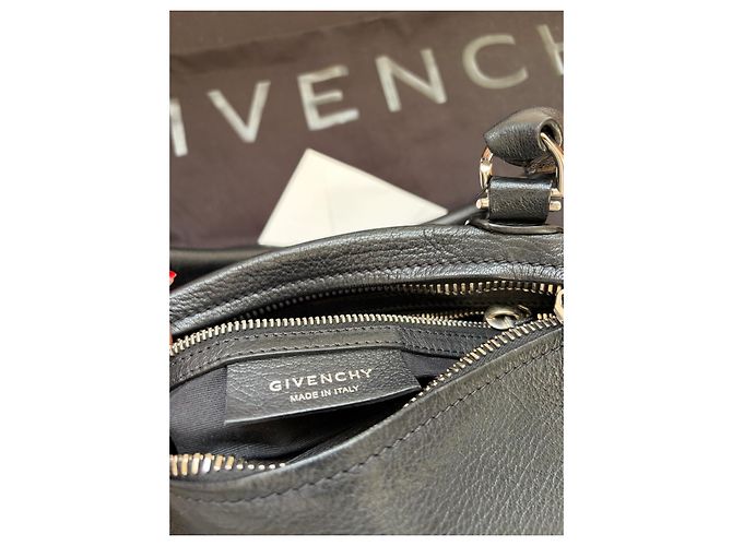 Givenchy Borsa a Spalla in Pelle Pandora Nero - vista 8