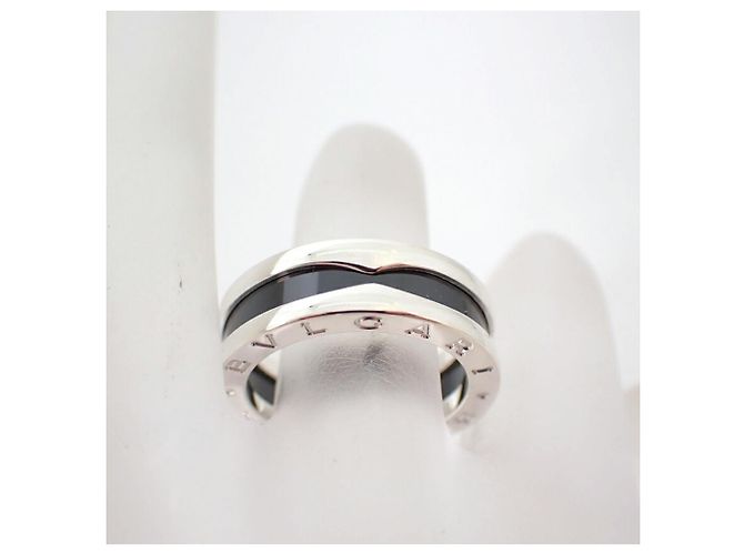Bulgari Anello B-Zero1 in ceramica e argento sterling di Bvlgari - vista 6