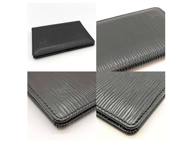 Organizer Tarjetero Louis Vuitton Epi Noir Negro - vista 3