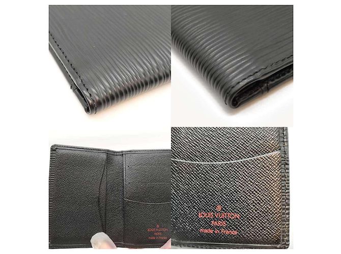 Organizer Tarjetero Louis Vuitton Epi Noir Negro - vista 4