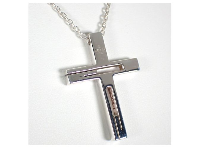 Pendente a croce G di marca GUCCI 925 - vista 4
