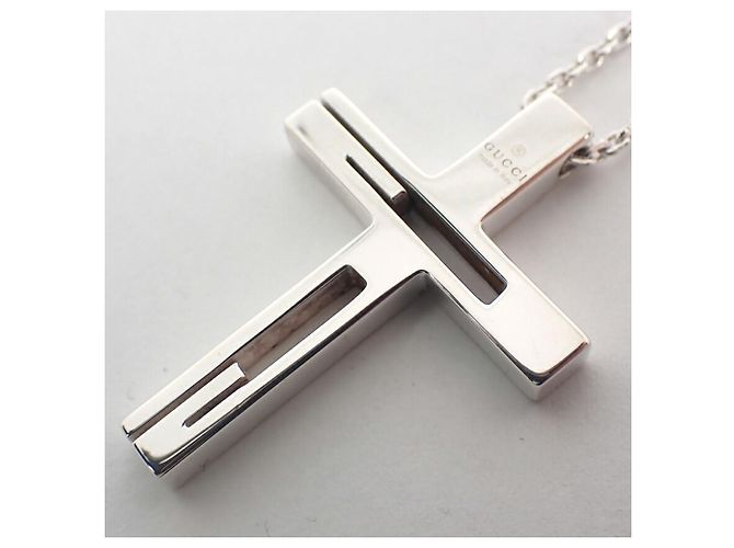 Pendente a croce G di marca GUCCI 925 - vista 7