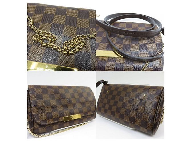 Borsa a Spalla Damier Favorite PM Louis Vuitton Damier ebene - vista 8