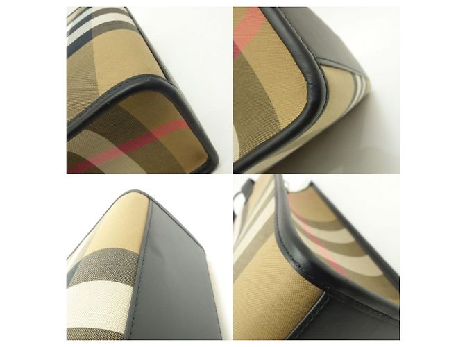 Borsa Tote a Quadri Burberry - vista 7
