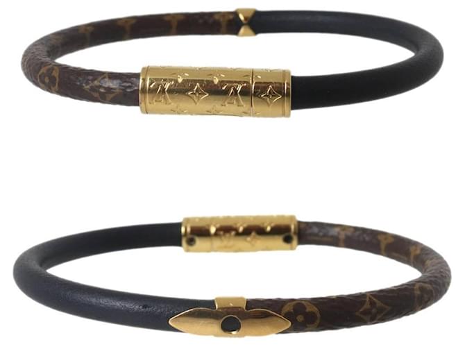 Bracciale Charm Monogram Louis Vuitton Nero Monogramma - vista 3