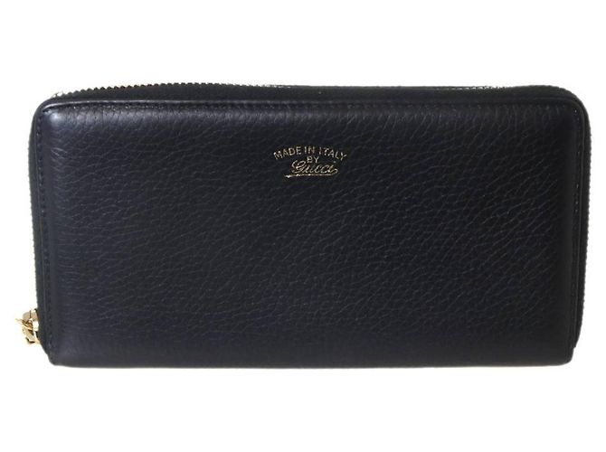 Bamboo Cartera Larga Redonda de Bambú GUCCI Negro - vista 2