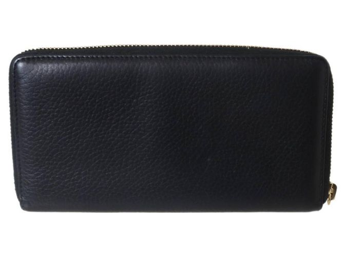Bamboo Cartera Larga Redonda de Bambú GUCCI Negro - vista 3
