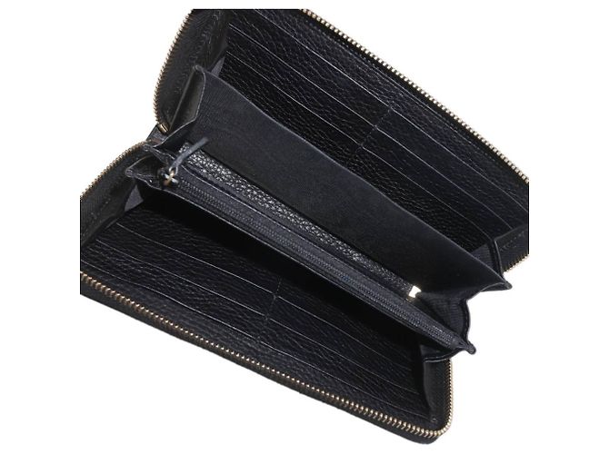 Bamboo Cartera Larga Redonda de Bambú GUCCI Negro - vista 6