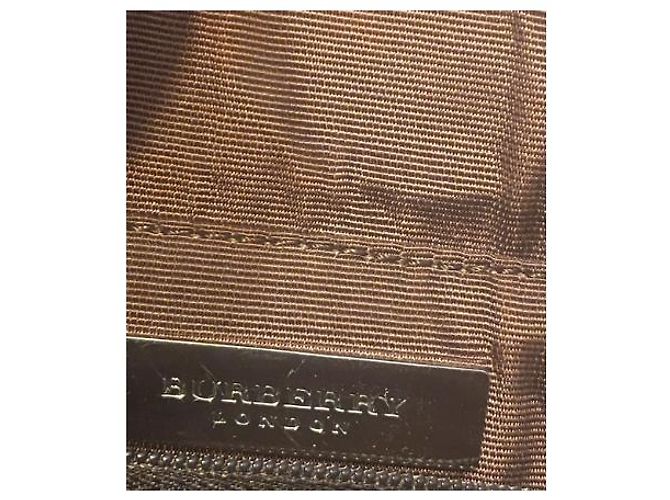 Borsa a mano Burberry in pelle beige - vista 8