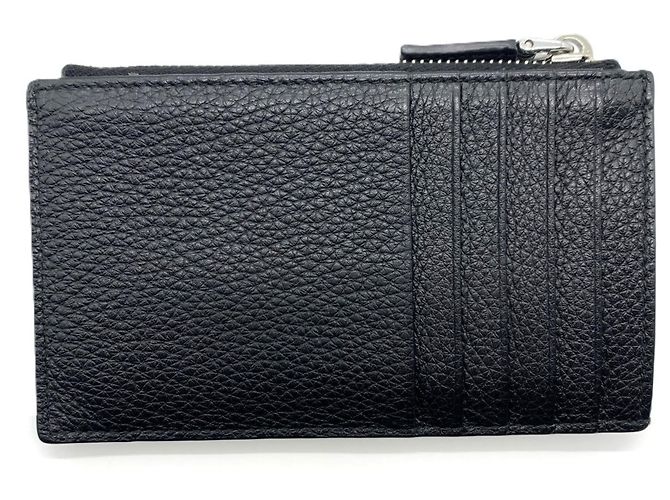 Monedero de cuero Vitello Daino negro de Prada - vista 2