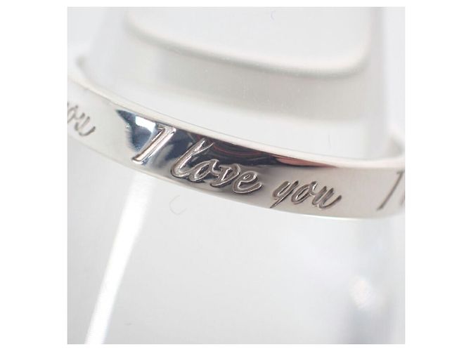 Tiffany & Co Anello stretto I Love You in argento 925 Tiffany Notes - vista 3