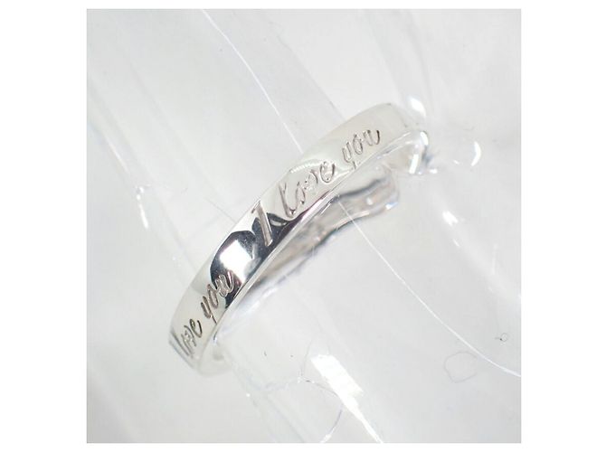 Tiffany & Co Anello stretto I Love You in argento 925 Tiffany Notes - vista 6