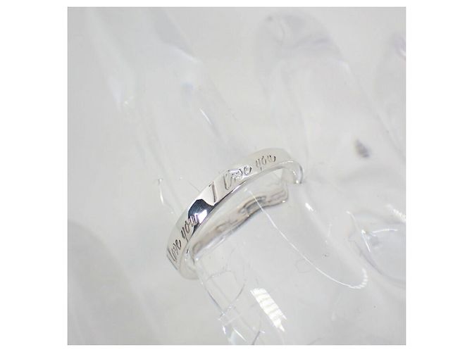 Tiffany & Co Anello stretto I Love You in argento 925 Tiffany Notes - vista 7