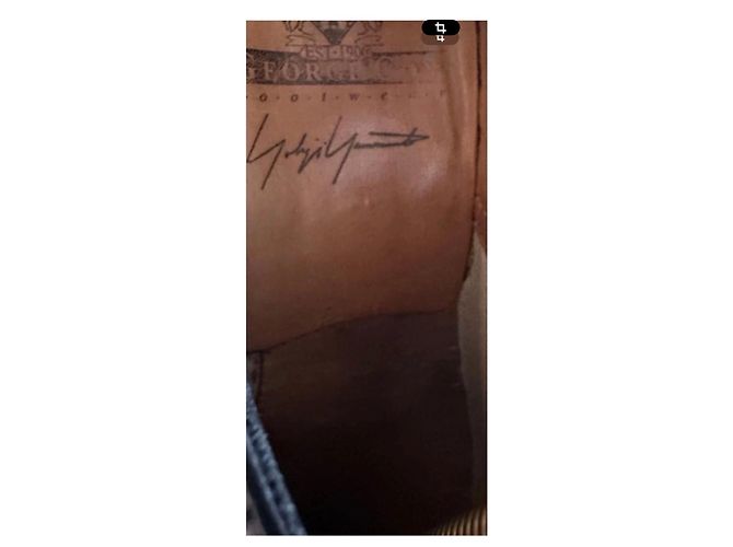 Yohji Yamamoto Scarpe Oxford nere in pelle George Cox - vista 2