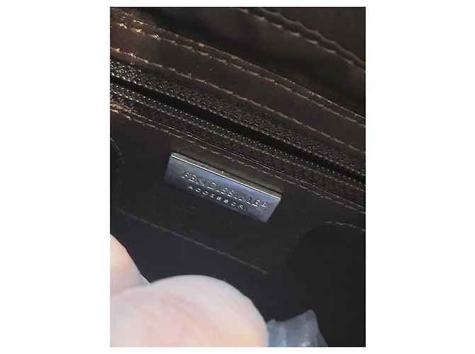 Borsa hobo Fendi in pelle color cioccolato - vista 5