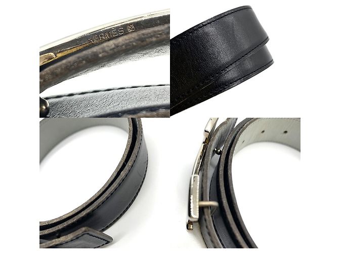 Cinturón Reversible Constance de Hermès Castaño Negro - vista 2