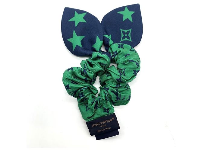 Scrunchie in seta Monogram Star di Louis Vuitton - vista 4