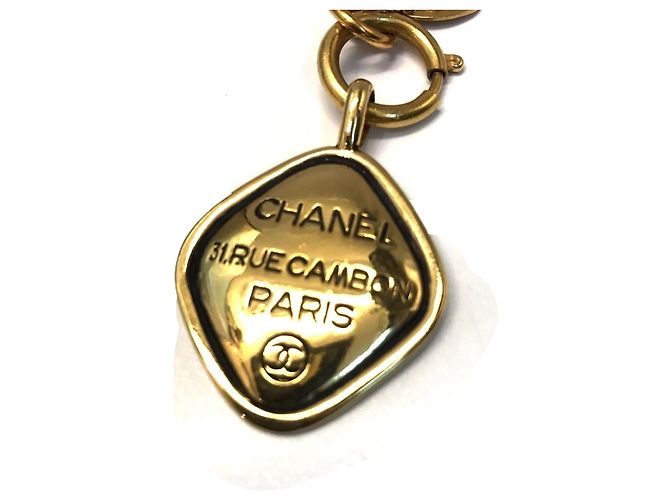Collar Péndulo de Oro Chanel Cambon Dorado - vista 3
