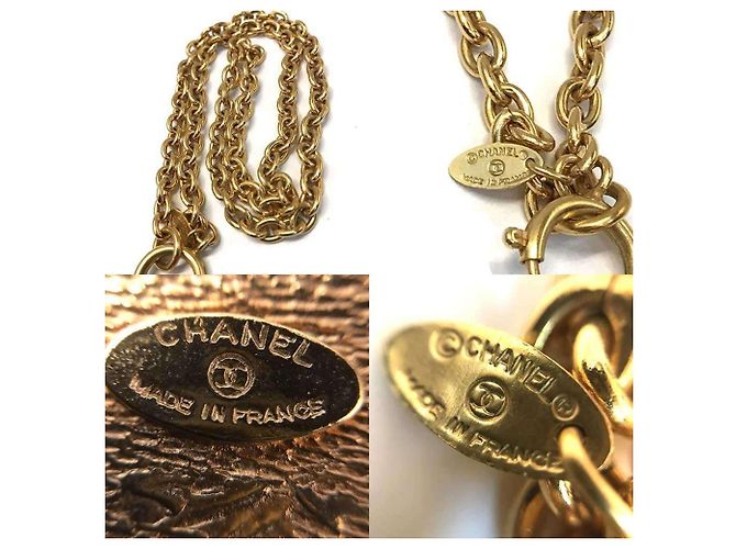 Collar Péndulo de Oro Chanel Cambon Dorado - vista 5