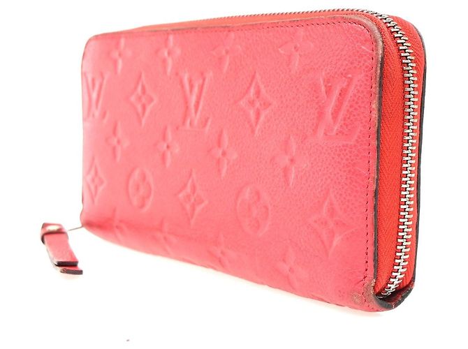 Portafoglio zippy Monogramma Empreinte Louis Vuitton Rosso - vista 3