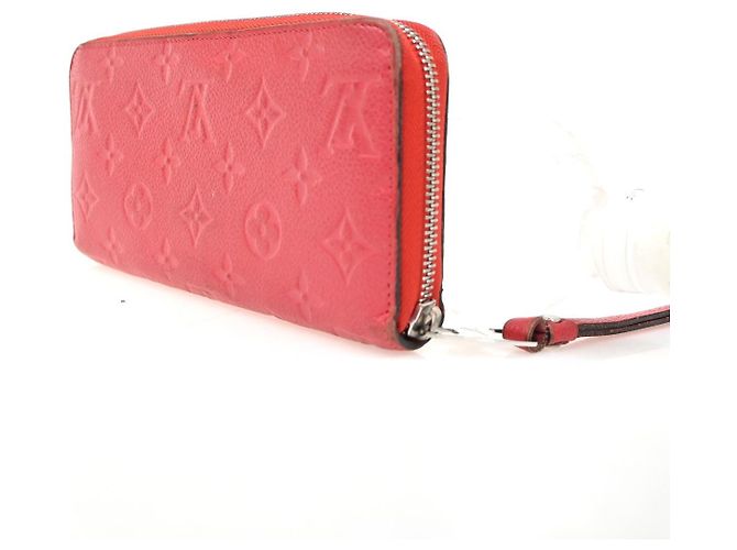 Portafoglio zippy Monogramma Empreinte Louis Vuitton Rosso - vista 4