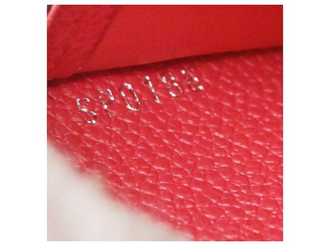Portafoglio zippy Monogramma Empreinte Louis Vuitton Rosso - vista 7