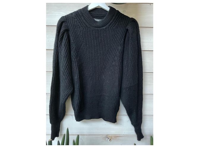 Suéter de lana Isabel Marant Adèle Negro - vista 3