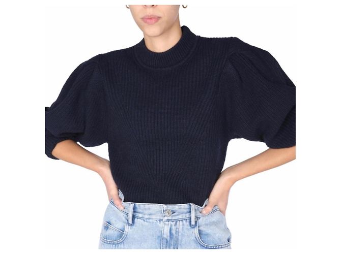 Suéter de lana Isabel Marant Adèle Negro - vista 7