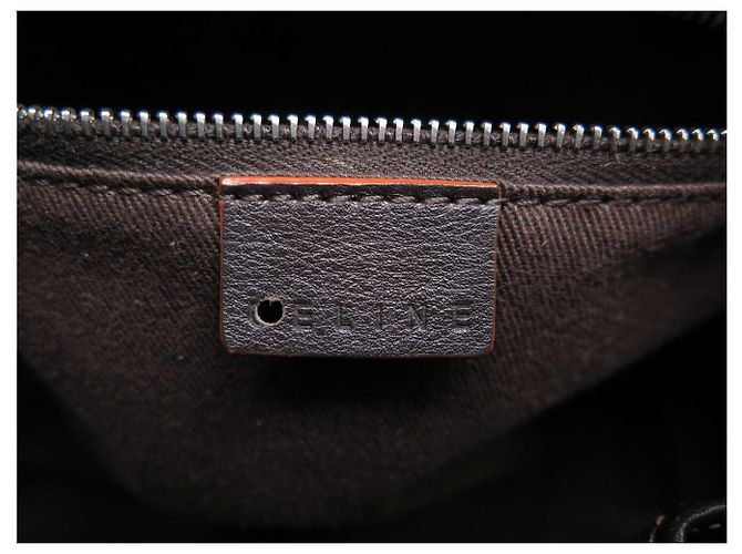Céline NUOVO BORSA MESSENGER CELINE CAMERA IN TESSUTO JACQUARD TRIOMPHE - vista 7