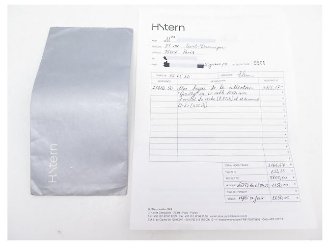 H Stern NUOVO ANELLO H. STERN GRAVITY 21A1Q.50 T55 CRISTALLO DIAMANTE ORO GIALLO 18K - vista 13