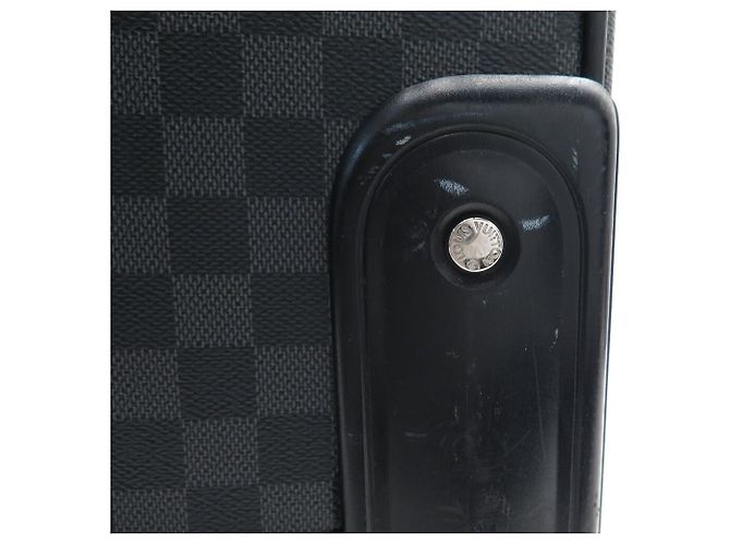 VALIGIA LOUIS VUITTON PEGASE 55 TOILE DAMIER GRAPHITE DA CABINA Grigio antracite - vista 10