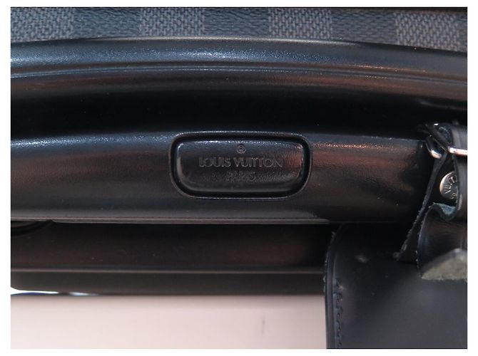 VALIGIA LOUIS VUITTON PEGASE 55 TOILE DAMIER GRAPHITE DA CABINA Grigio antracite - vista 11