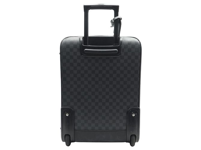 VALIGIA LOUIS VUITTON PEGASE 55 TOILE DAMIER GRAPHITE DA CABINA Grigio antracite - vista 2