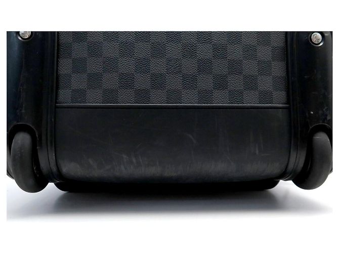VALIGIA LOUIS VUITTON PEGASE 55 TOILE DAMIER GRAPHITE DA CABINA Grigio antracite - vista 20