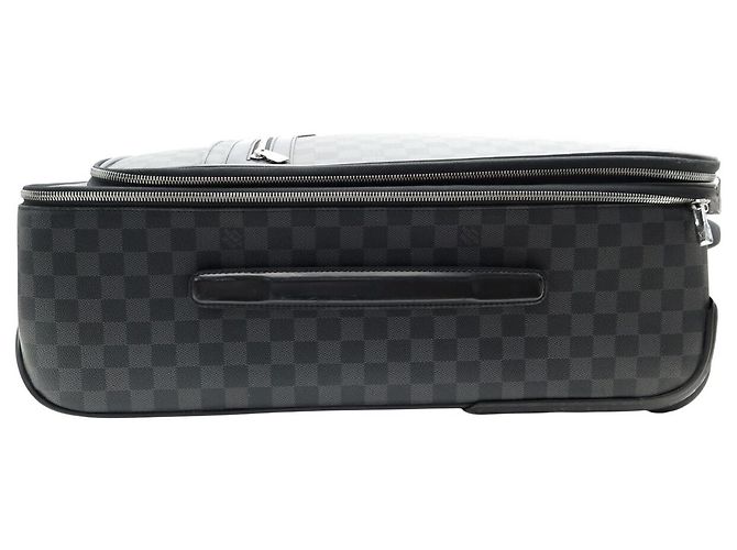VALIGIA LOUIS VUITTON PEGASE 55 TOILE DAMIER GRAPHITE DA CABINA Grigio antracite - vista 4